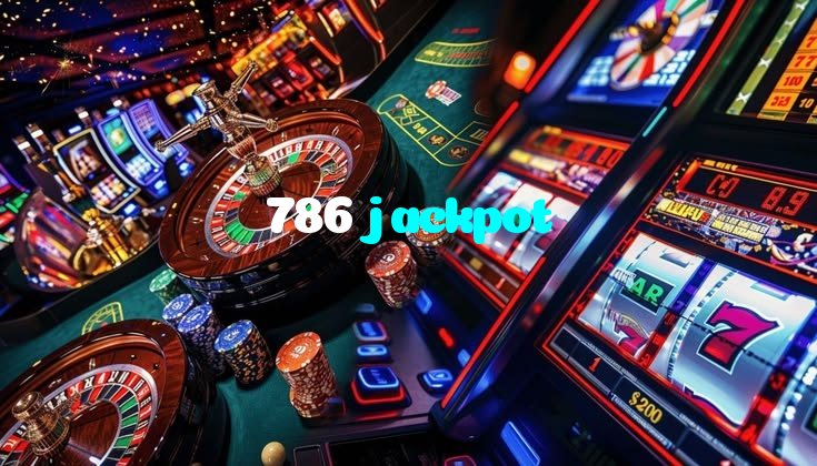 786 jackpot casino presented on mobile device in Pakistan with slots and live games